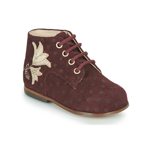 Schoenen Meisjes Hoge sneakers Little Mary MEIGE Bordeaux