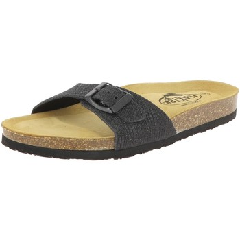 Schoenen Dames Leren slippers Plakton BOM Zwart