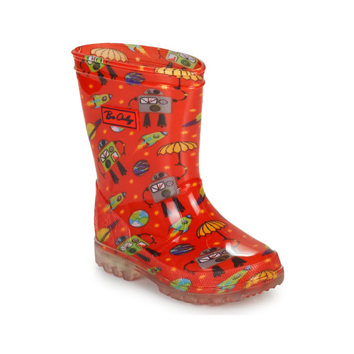 Schoenen Jongens Regenlaarzen Be Only CYBORG Rood