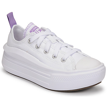 Schoenen Meisjes Lage sneakers Converse CHUCK TAYLOR ALL STAR MOVE CANVAS OX Wit / Roze