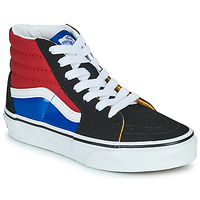 Schoenen Jongens Hoge sneakers Vans SK8-HI Zwart / Rood / Blauw