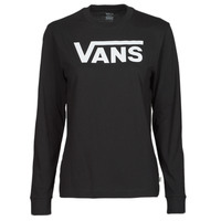 Textiel Dames T-shirts met lange mouwen Vans FLYING V CLASSIC LS BF Zwart