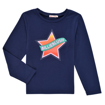 Textiel Meisjes T-shirts met lange mouwen Billieblush DEKOU Marine