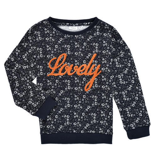 Textiel Meisjes Sweaters / Sweatshirts Name it NKFKAFRA LS SWEAT Marine