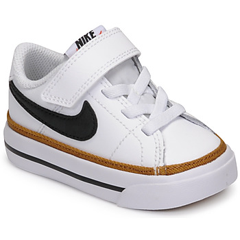 Schoenen Kinderen Lage sneakers Nike NIKE COURT LEGACY (TDV) Wit / Zwart