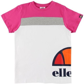 Textiel Meisjes T-shirts korte mouwen Ellesse  Wit