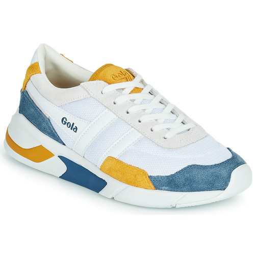 Schoenen Dames Lage sneakers Gola GOLA ECLIPSE Wit / Blauw / Geel