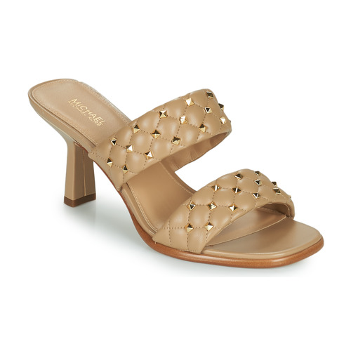 Schoenen Dames Leren slippers MICHAEL Michael Kors AMELIA MULE  camel