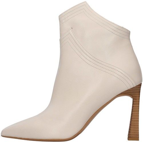 Schoenen Dames Enkellaarzen Albano 1007A Beige