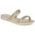 Schoenen Dames Leren slippers Melissa Melissa Glitz Ad Beige