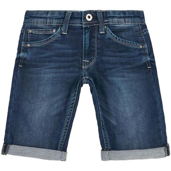 Textiel Jongens Korte broeken / Bermuda's Pepe jeans  Blauw