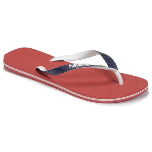 Schoenen Slippers Havaianas BRASIL MIX Rood