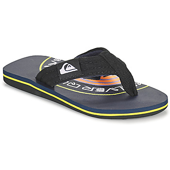 Schoenen Jongens Slippers Quiksilver MOLOKAI LAYBACK YOUTH Zwart / Marine