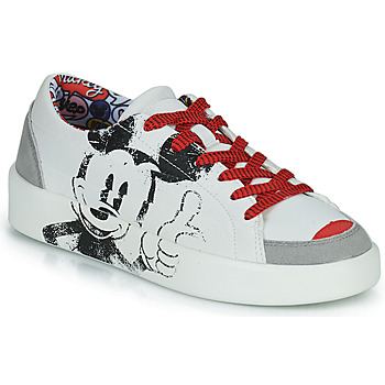 Schoenen Dames Lage sneakers Desigual FANCY MICKEY Wit / Zwart