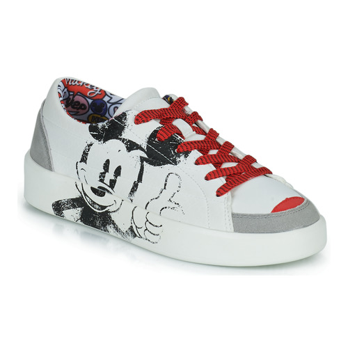 Schoenen Dames Lage sneakers Desigual FANCY MICKEY Wit / Zwart