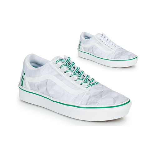 Schoenen Lage sneakers Vans COMFYCUSH OLD SKOOL Wit / Grijs / Groen