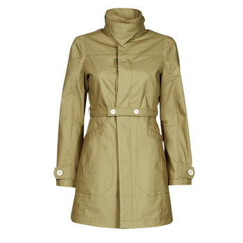 Textiel Dames Trenchcoats G-Star Raw Slim minor trench Kaki / Clair