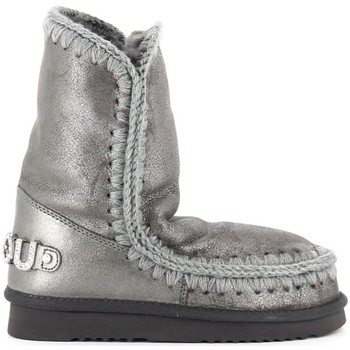 Schoenen Dames Enkellaarzen Mou ESKIMO 24 RHINESTONES LOGO Grijs