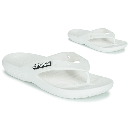 Schoenen Slippers Crocs CLASSIC CROCS FLIP Wit