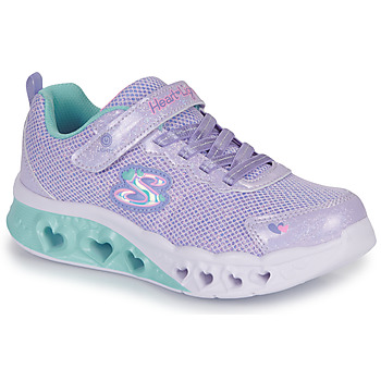 Schoenen Meisjes Lage sneakers Skechers FLUTTER HEART LIGHTS Lavande