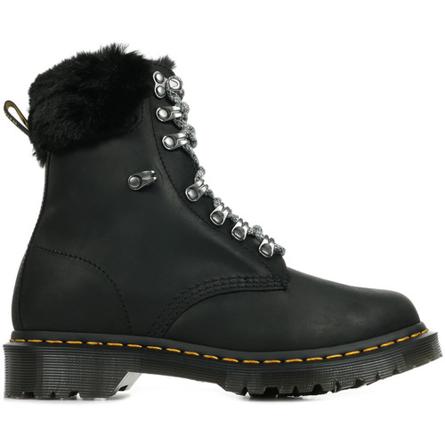 Schoenen Dames Laarzen Dr. Martens 1460 Serena Collar Zwart