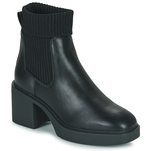 Schoenen Dames Enkellaarzen Only ONLBIANCA-1 SOCK BOOT Zwart