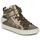 Schoenen Meisjes Hoge sneakers Geox J KALISPERA GIRL C Goud