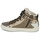 Schoenen Meisjes Hoge sneakers Geox J KALISPERA GIRL C Goud