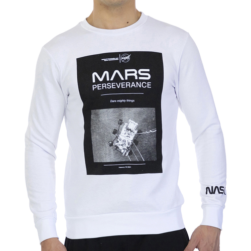 Textiel Heren Sweaters / Sweatshirts Nasa MARS03S-WHITE Wit