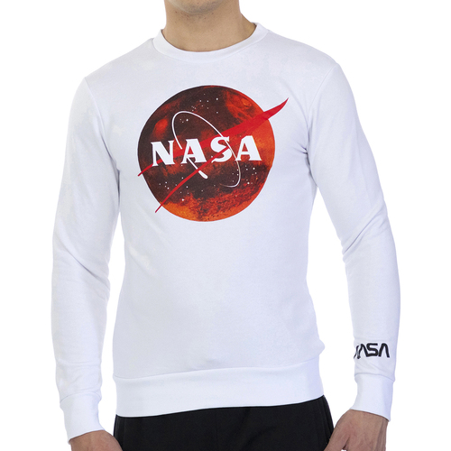 Textiel Heren Sweaters / Sweatshirts Nasa MARS12S-WHITE Wit