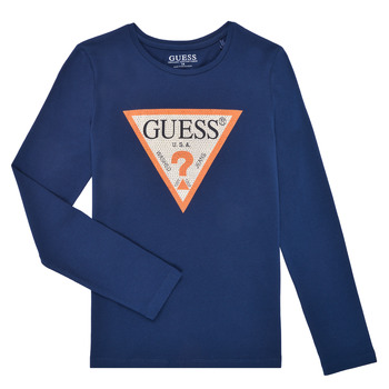 Textiel Meisjes T-shirts met lange mouwen Guess J2YI50-K6YW1-G7HR Marine