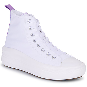 Schoenen Meisjes Hoge sneakers Converse Chuck Taylor All Star Move Platform Foundation Hi Wit