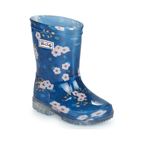 Schoenen Meisjes Regenlaarzen Be Only SILENE Marine / Roze