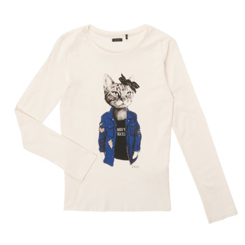 Textiel Meisjes T-shirts met lange mouwen Ikks XV10332 Wit