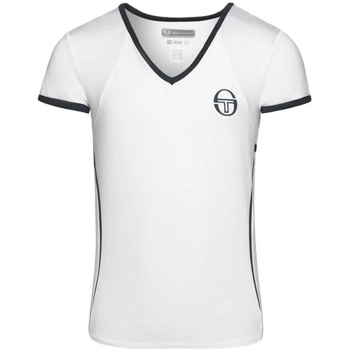 Textiel Meisjes T-shirts & Polo’s Sergio Tacchini  Wit