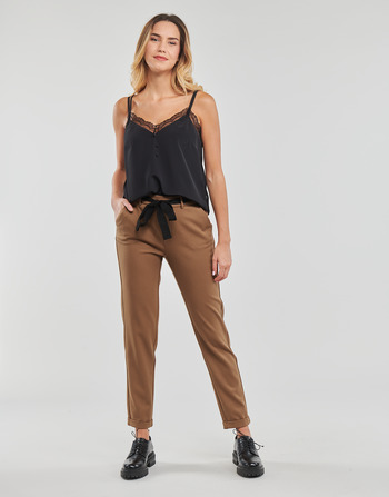 Textiel Dames 5 zakken broeken Vero Moda VMKAYA Cognac