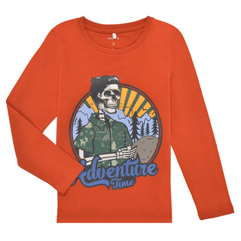 Textiel Jongens T-shirts met lange mouwen Name it NKMNASIM Orange