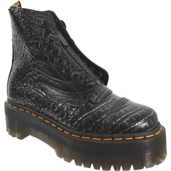 Schoenen Dames Laarzen Dr. Martens Sinclair gunmetal Zwart