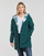 Textiel Dames Jasjes / Blazers Vans MERCY REVERSIBLE PARKA Deep / Teal