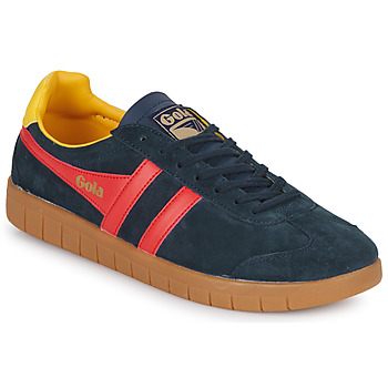 Schoenen Heren Lage sneakers Gola HURRICANE SUEDE Marine / Rood