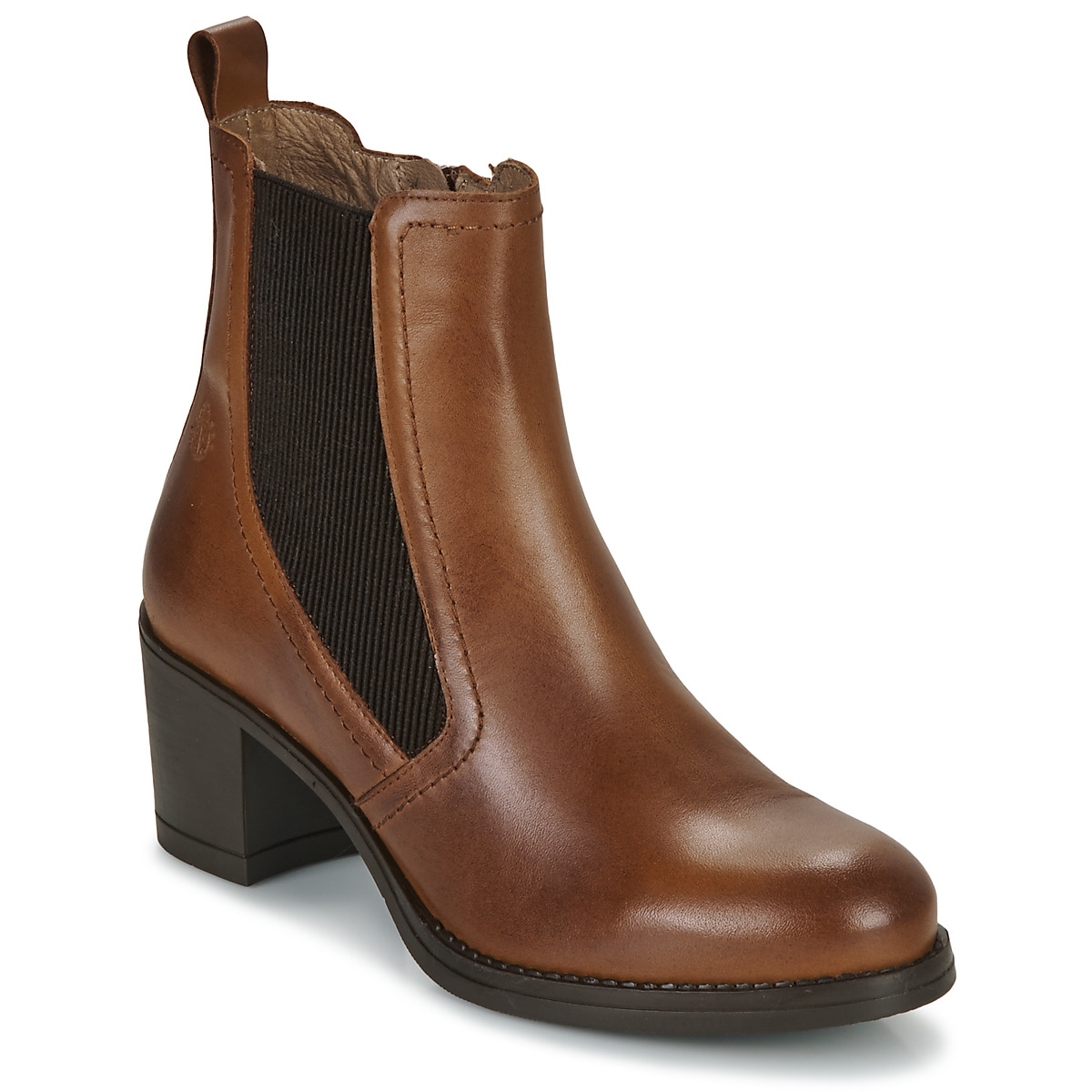 Schoenen Dames Enkellaarzen YOKONO LILLE Brown