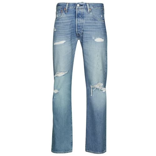 Textiel Heren Straight jeans Levi's 501® LEVI'S ORIGINAL Light / Indigo / Vernietigd