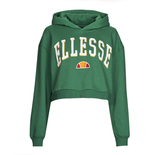 Textiel Dames Sweaters / Sweatshirts Ellesse RAMO CROP HOODY Groen