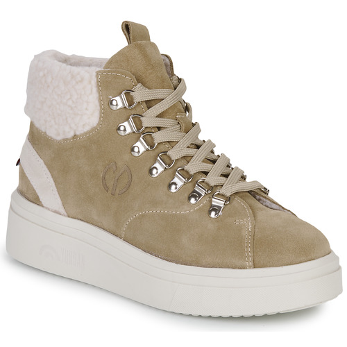 Schoenen Dames Hoge sneakers Yurban GRENOBLE Beige