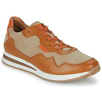 Schoenen Heren Lage sneakers Pellet SENNA Mix / Cuir /  camel