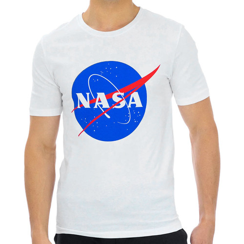 Textiel Heren T-shirts & Polo’s Nasa  Wit