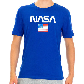 Textiel Heren T-shirts & Polo’s Nasa  Blauw