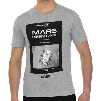 Textiel Heren T-shirts & Polo’s Nasa  Grijs