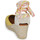 Schoenen Dames Espadrilles JB Martin VISALIA Velours / Geel / Veters / Bonbon