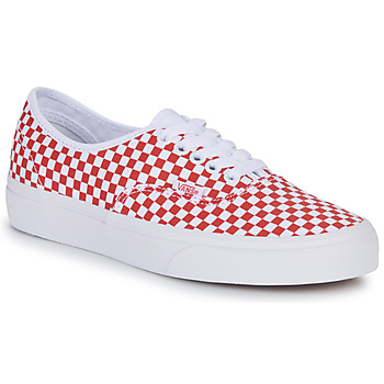 Schoenen Lage sneakers Vans AUTHENTIC Rood / Wit